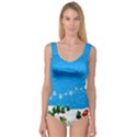 Elf On A Shelf In Sled Snowflakes Princess Tank Leotard  View1