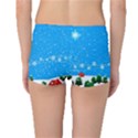 Elf On A Shelf In Sled Snowflakes Boyleg Bikini Bottoms View2