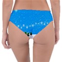 Elf On A Shelf In Sled Snowflakes Reversible Classic Bikini Bottoms View4