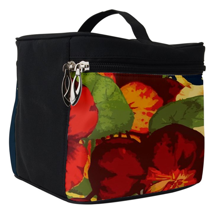 Flowers Vintage Floral Make Up Travel Bag (Small)