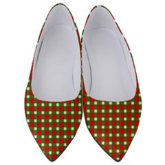 Lumberjack Plaid Buffalo Plaid Women s Low Heels by Wegoenart