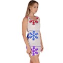 Christmas Snowflake Bodycon Dress View3