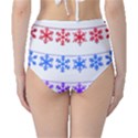 Christmas Snowflake Classic High-Waist Bikini Bottoms View2