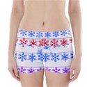 Christmas Snowflake Boyleg Bikini Wrap Bottoms View1