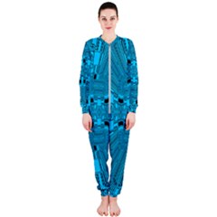 Technology Board Trace Digital Onepiece Jumpsuit (ladies)  by Wegoenart