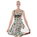 Peacock Graceful Bird Animal Velvet Skater Dress View1