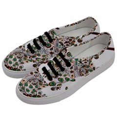 Peacock Graceful Bird Animal Men s Classic Low Top Sneakers by Wegoenart