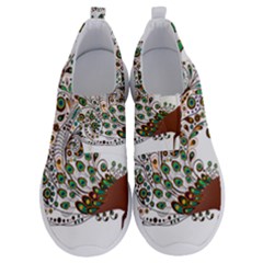 Peacock Graceful Bird Animal No Lace Lightweight Shoes by Wegoenart