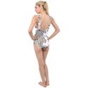 Peacock Graceful Bird Animal Cross Front Low Back Swimsuit View2