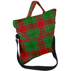 Lumberjack Plaid Buffalo Plaid Fold Over Handle Tote Bag