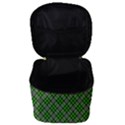 Lumberjack Plaid Buffalo Plaid Green White Make Up Travel Bag (Small) View3