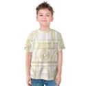 Gold Foil Notre Dame Church Paris Kids  Cotton Tee View1