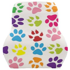 Paw Print Paw Prints Background Car Seat Back Cushion 