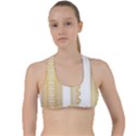 Lace Gold Euclidean Vector Criss Cross Racerback Sports Bra View1