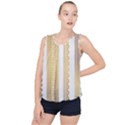 Lace Gold Euclidean Vector Bubble Hem Chiffon Tank Top View1