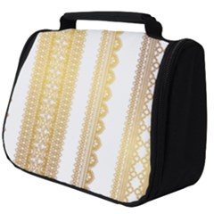 Lace Gold Euclidean Vector Full Print Travel Pouch (Big)