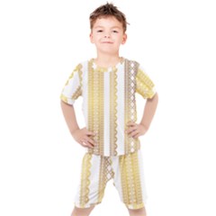 Lace Gold Euclidean Vector Kid s Set by Wegoenart