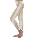 Lace Gold Euclidean Vector Kids  Lightweight Velour Classic Yoga Leggings View2