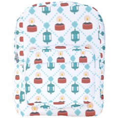 Geometric Patterns Pattern Candles Lights Full Print Backpack by Wegoenart