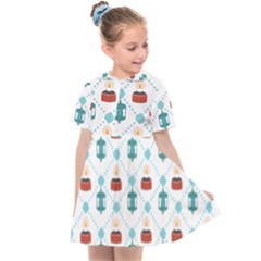 Geometric Patterns Pattern Candles Lights Kids  Sailor Dress by Wegoenart