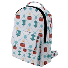 Geometric Patterns Pattern Candles Lights Flap Pocket Backpack (small)