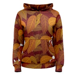 Leaves Pattern Women s Pullover Hoodie