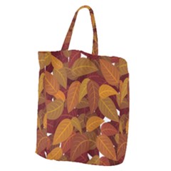 Leaves Pattern Giant Grocery Tote