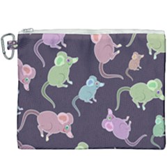 Animals Mouse Cartoon Pet Canvas Cosmetic Bag (xxxl) by Wegoenart