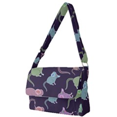 Animals Mouse Cartoon Pet Full Print Messenger Bag