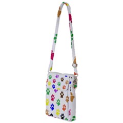 Pawprints Paw Prints Paw Animal Multi Function Travel Bag