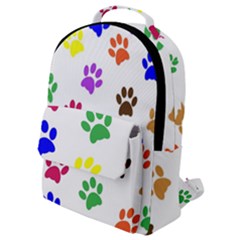 Pawprints Paw Prints Paw Animal Flap Pocket Backpack (small)