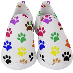 Pawprints Paw Prints Paw Animal Kids  Slip On Sneakers