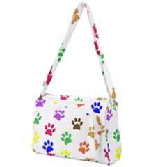 Pawprints Paw Prints Paw Animal Front Pocket Crossbody Bag