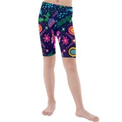 Pattern Nature Design Patterns Kids  Mid Length Swim Shorts by Wegoenart