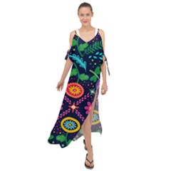 Pattern Nature Design Patterns Maxi Chiffon Cover Up Dress