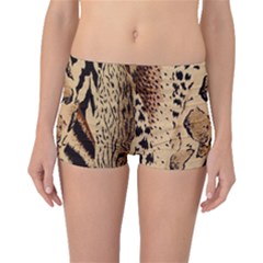 Animal Pattern Design Print Texture Boyleg Bikini Bottoms by Wegoenart