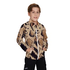 Animal Pattern Design Print Texture Windbreaker (kids) by Wegoenart