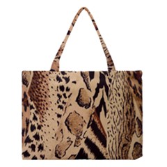 Animal Pattern Design Print Texture Medium Tote Bag by Wegoenart