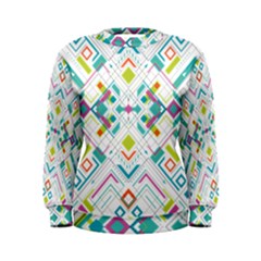 Graphic Design Geometry Shape Pattern Geometric Women s Sweatshirt