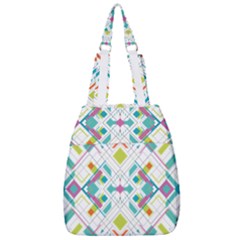 Graphic Design Geometry Shape Pattern Geometric Center Zip Backpack