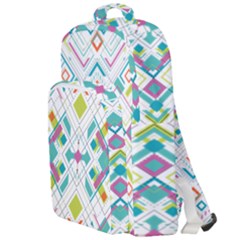 Graphic Design Geometry Shape Pattern Geometric Double Compartment Backpack