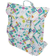 Graphic Design Geometry Shape Pattern Geometric Buckle Up Backpack