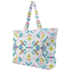 Graphic Design Geometry Shape Pattern Geometric Simple Shoulder Bag by Wegoenart