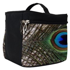 Peacock Tail Feathers Make Up Travel Bag (small)