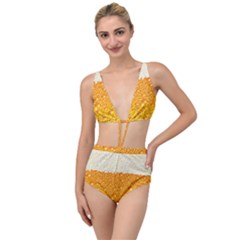 Bubble Beer Tied Up Two Piece Swimsuit