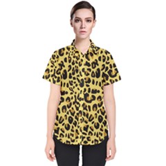 Animal Fur Skin Pattern Form Women s Short Sleeve Shirt