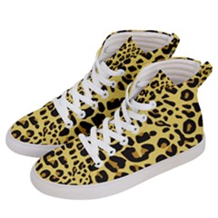 Animal Fur Skin Pattern Form Women s Hi-top Skate Sneakers by Wegoenart