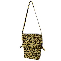 Animal Fur Skin Pattern Form Folding Shoulder Bag