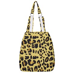 Animal Fur Skin Pattern Form Center Zip Backpack