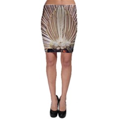 Peacock Wheel Bird Nature Bodycon Skirt by Wegoenart